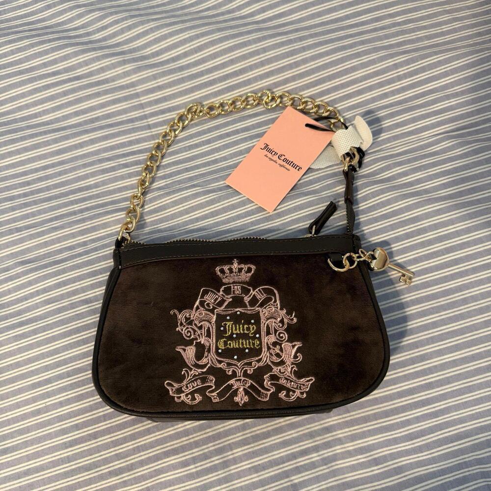 Juicy Couture Y2K mini Wristlet Purse